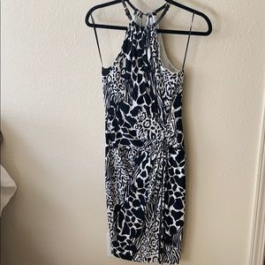 Black and White Animal print dress